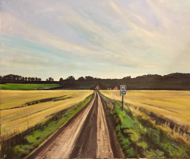 Akryl på canvas,  SÅLD